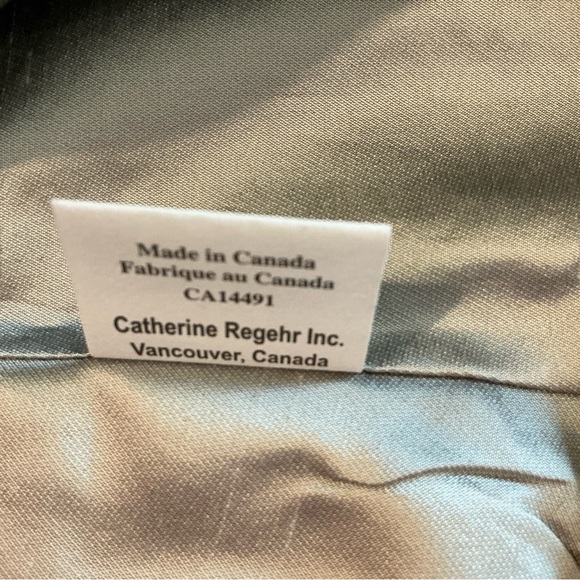 Catherine Regehn Silver elegant cocktail dress size 6 - Picture 12 of 12